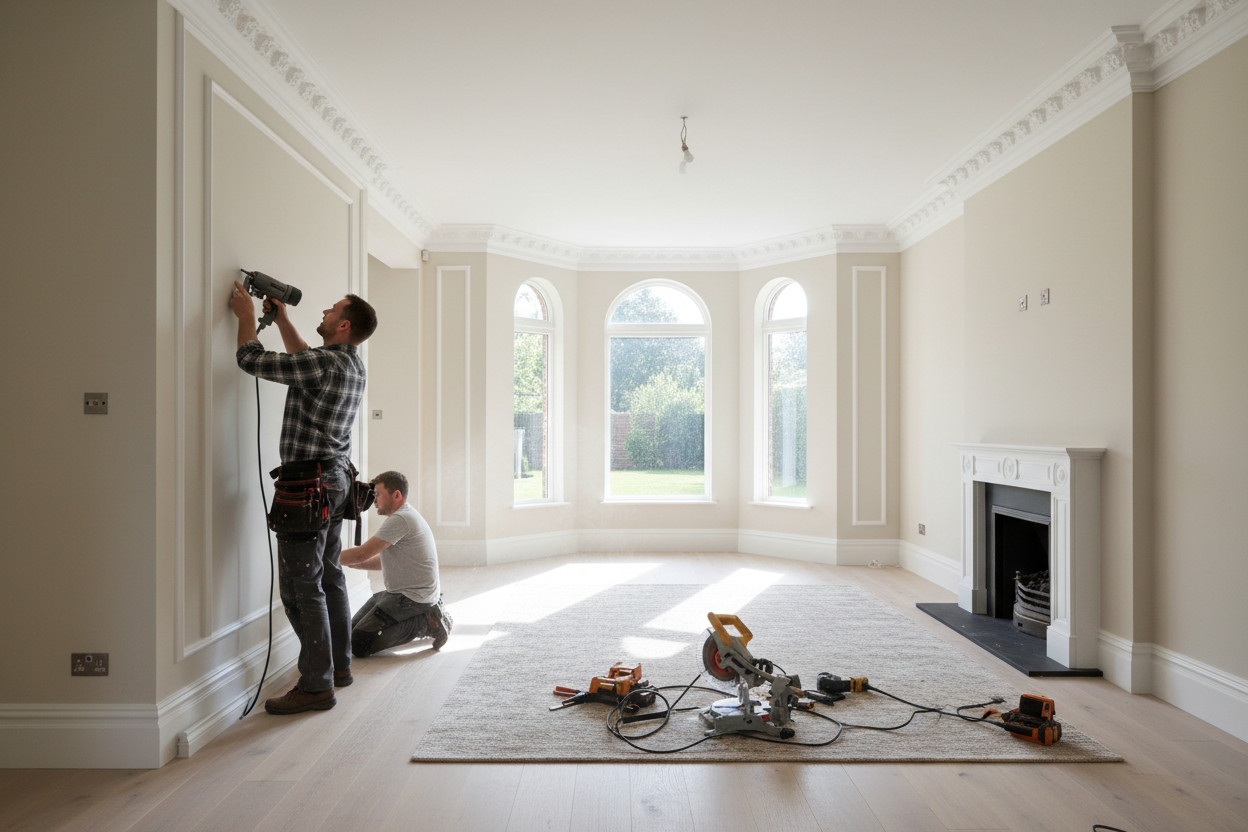 Trim and molding installation