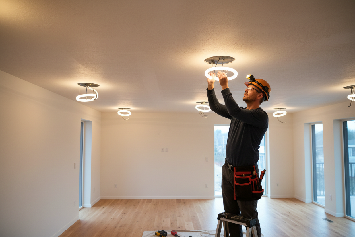 Interior lighting installation