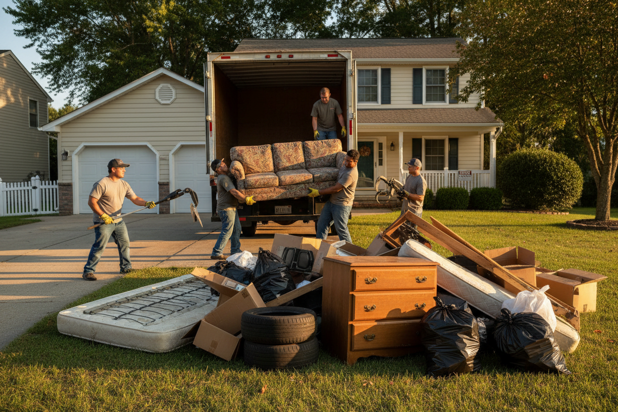 Professional junk removal service