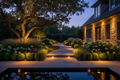 Professional outdoor lighting installation