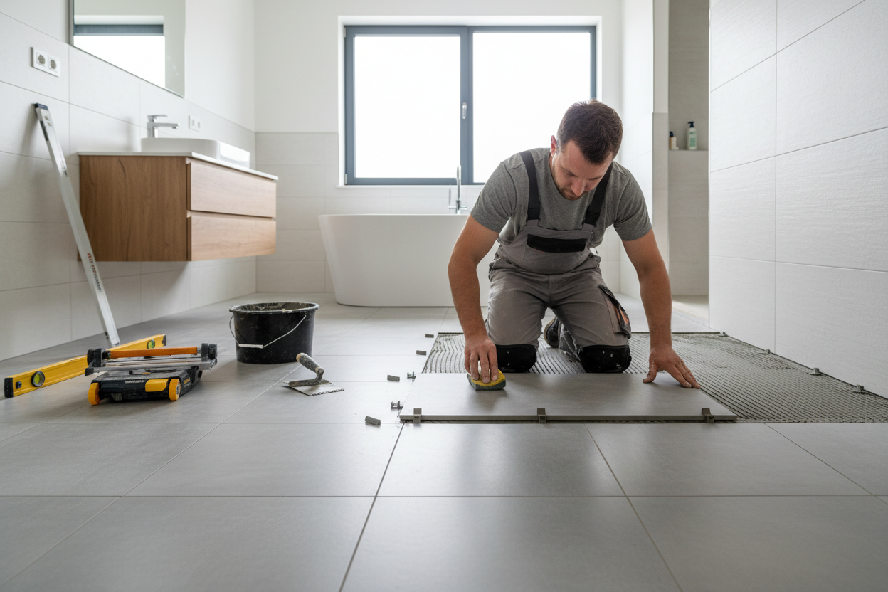 Professional tile work and installation