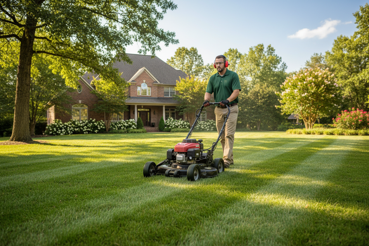 Professional lawn care service
