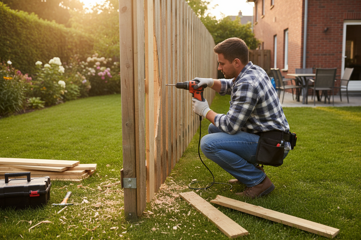 Professional fence repair service