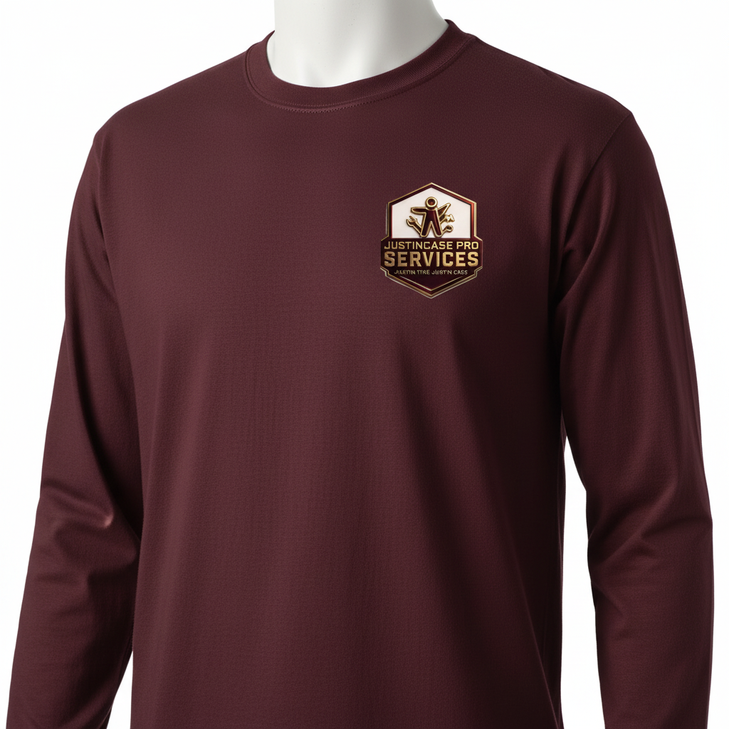 Justincase Pro Long Sleeve Maroon