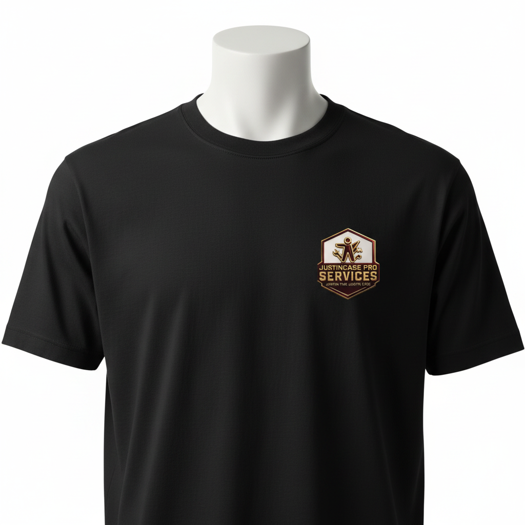 Justincase Pro T-Shirt Black